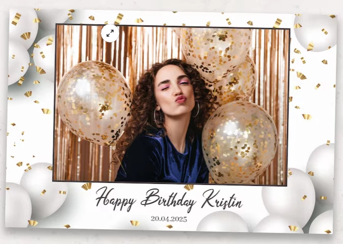 Layout Geburtstag/ Hochzeit 10 Image Fotobox layout 09