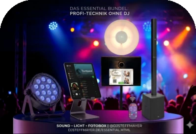 Fotobox Sound und Lichtpaket